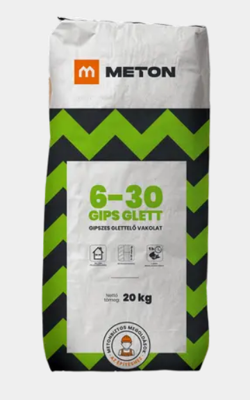  6-30 GIPS GLETT GIPSZES GLETTELŐ VAKOLAT 20KG